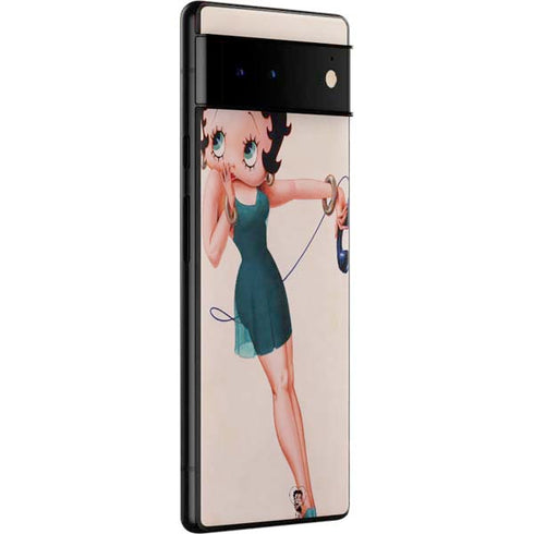 Betty Boop On the Phone Google Pixel 6 Pro Skin